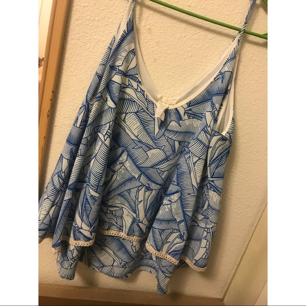 Blue flows shirt!
